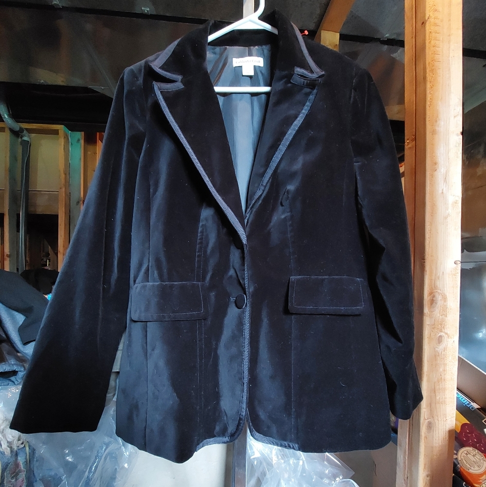 Velvet blazer